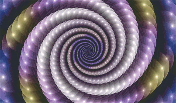 Purple Swirl Fractal